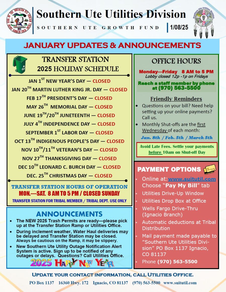 January 2025 Updates / Announcments