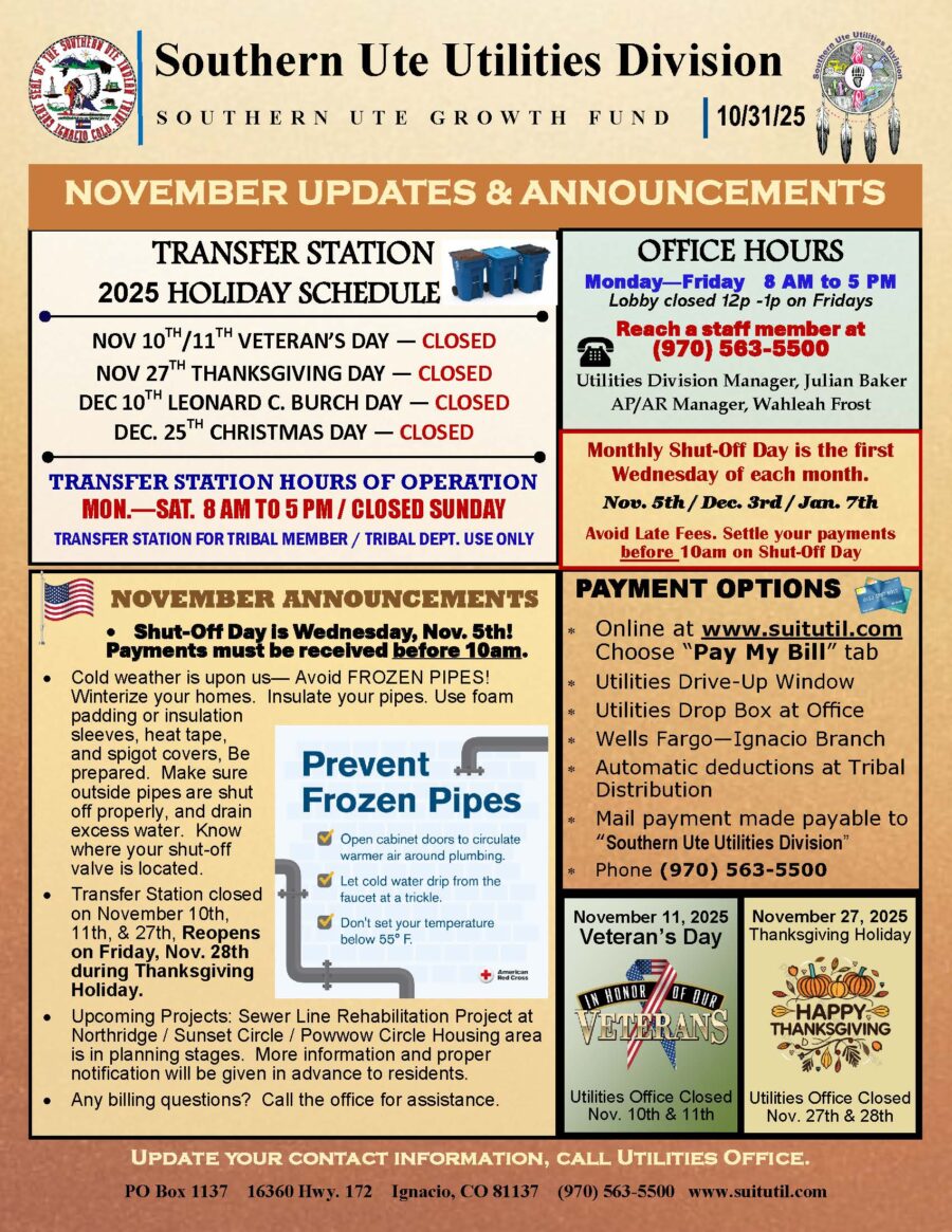 November 2025 Updates and Announcements